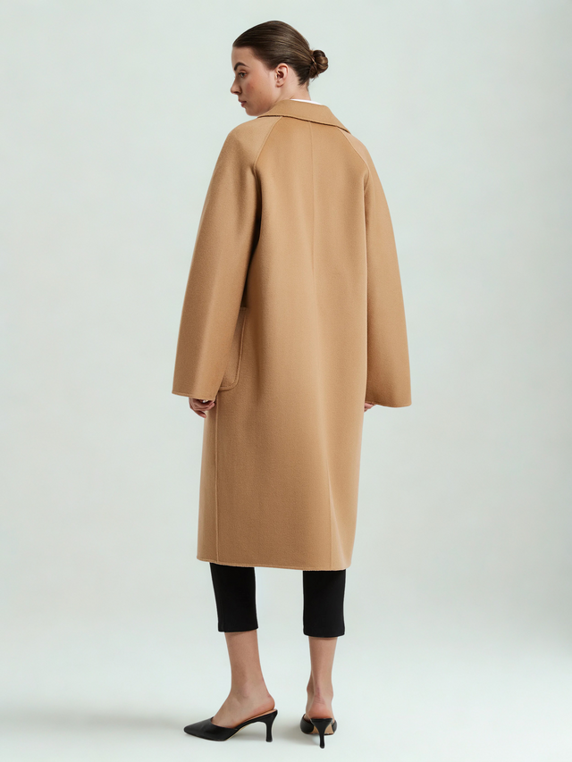 Blair Organic Cashmere Coat Camel