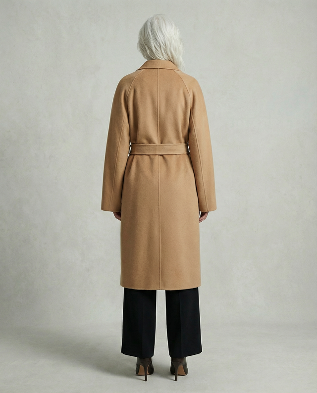Blair Organic Cashmere Coat Camel